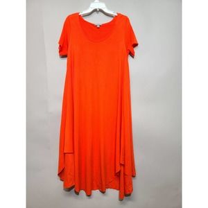 COS Orange swing dress Medium